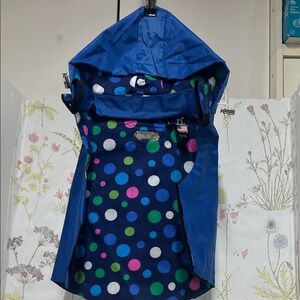 Colorful Polka Dot Dog Raincoat